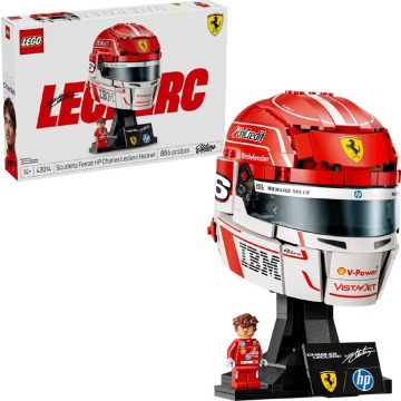 Klocki konstrukcyjne LEGO Editions 43014 Kask Charles Leclerc Scuderia Ferrari HP