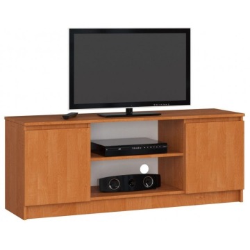 Szafka rtv, stolik, NOVA, 140x40x55 cm, olcha, mat