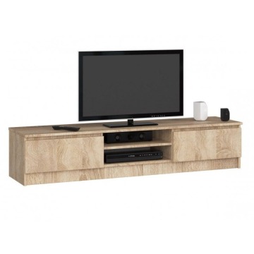 Szafka rtv, NOVA 160x40x33 cm, dąb sonoma, mat