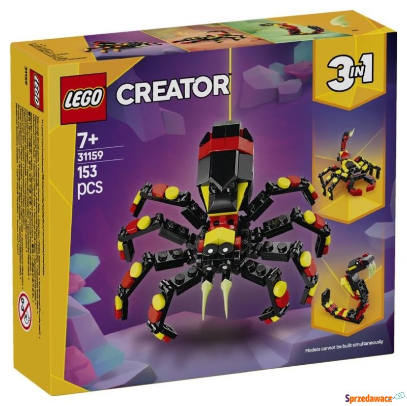 Klocki konstrukcyjne LEGO Creator 31159 Dzikie... - Klocki - Poznań