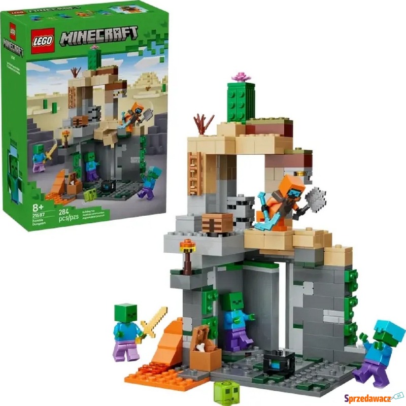 Klocki konstrukcyjne LEGO Minecraft 21587 Loch... - Klocki - Leszno