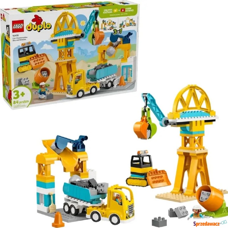 Klocki konstrukcyjne LEGO Duplo Town 10476 Plac... - Klocki - Bielsko-Biała