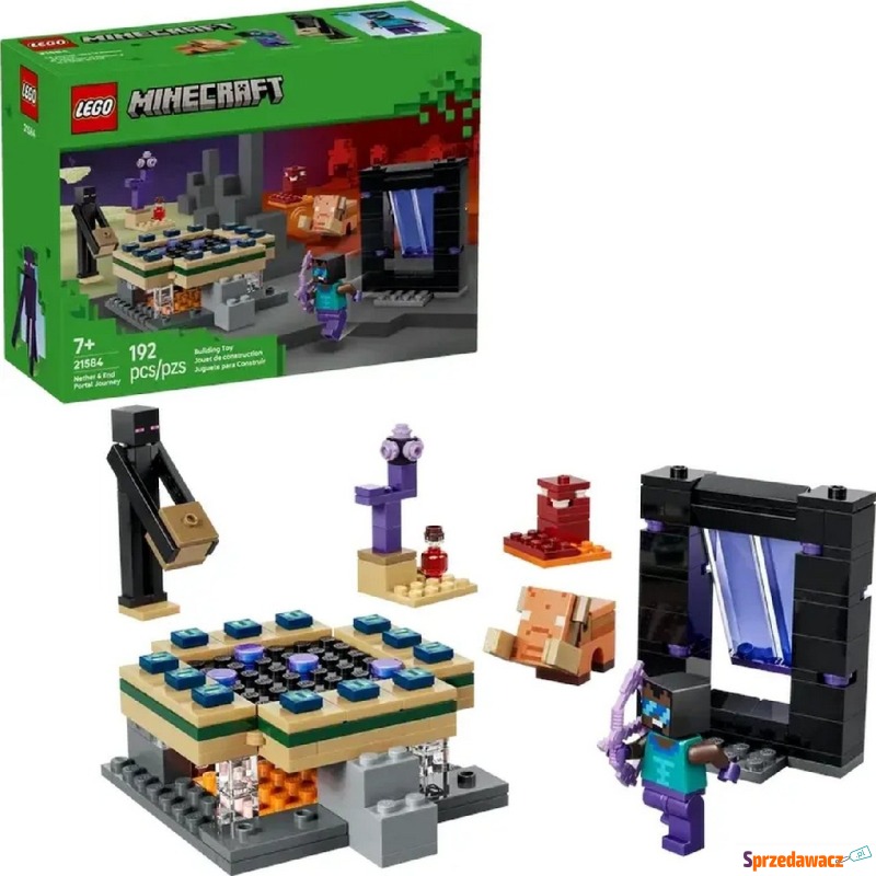 Klocki konstrukcyjne LEGO Minecraft 21584 Podróż... - Klocki - Radom