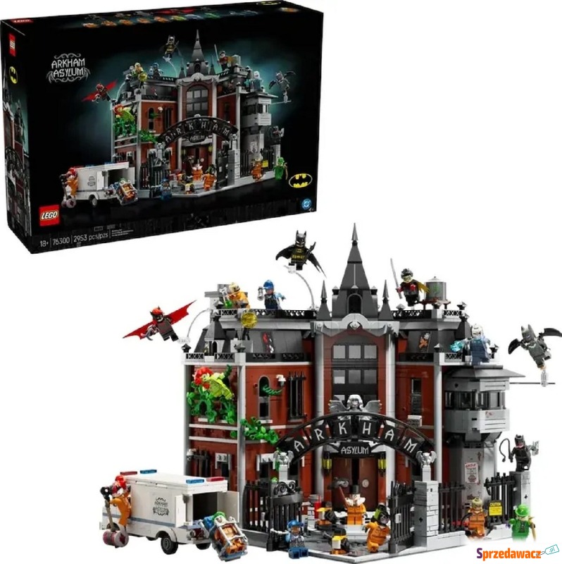 Klocki konstrukcyjne LEGO Batman 76300 Arkham... - Klocki - Piotrków Trybunalski