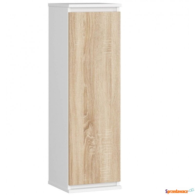 Szafka wisząca, witryna, LORA, 30x30x99 cm, biel,... - Szafki łazienkowe - Mysłowice