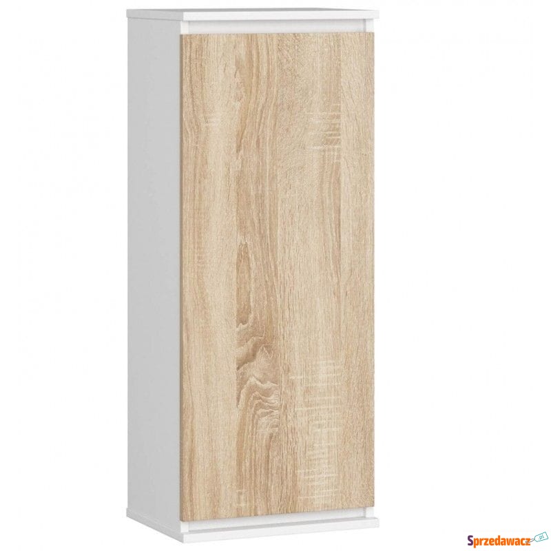 Szafka wisząca, witryna, LORA, 40x30x99 cm, biel,... - Szafki łazienkowe - Bydgoszcz