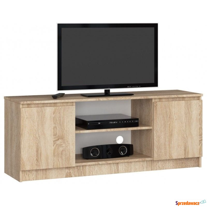 Szafka rtv, stolik, NOVA, 140x40x55 cm, dąb s... - Szafki RTV - Kielce