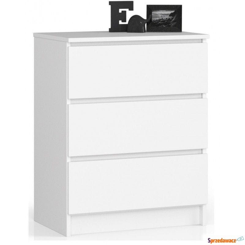 Komoda do sypialni, 3 szuflady, STILO, 60x40x77... - Komody - Opole