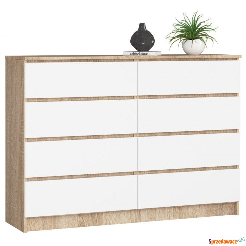 Komoda do sypialni, STILO, 8 szuflad, 140x40x99... - Komody - Nowy Sącz