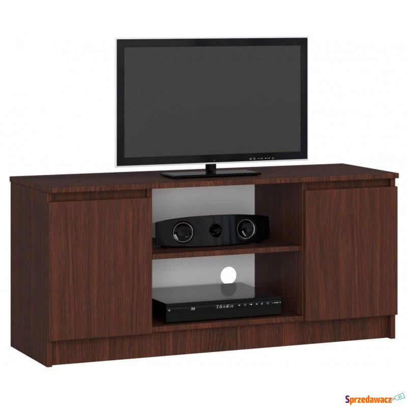 Szafka rtv, półki, NOVA, 120x40x55 cm, wenge,... - Szafki RTV - Bielsko-Biała